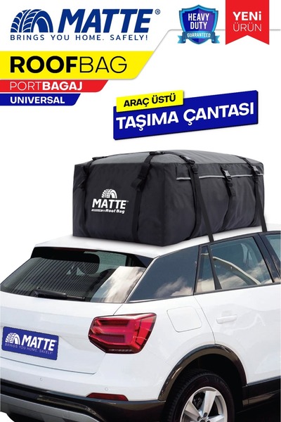Matte Kia Sportage QL 2015–2021 ARAÇ ÜSTÜ TAVAN ÇANTASI YENİ NESİL PORTBAGAJ