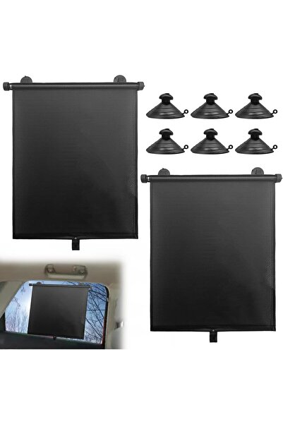 KASTWAVE Retractable Car Side Window Sunshade - UV & Glare Protection, 45.7×3...