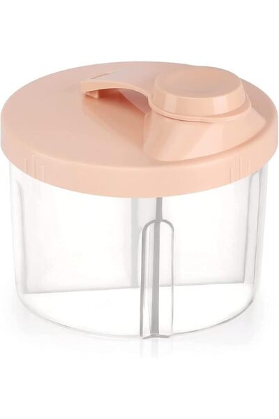 ELECDON موزع مسحوق الحليب الدوار، بولي بروبيلين، قطعة واحدة، 160 مل، 4 أقسام