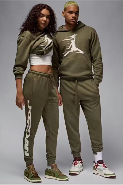 Nike Jordan Mvp Fleece Pants Men's Khaki Sports Sweatpants