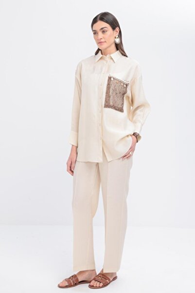 ALLDAY File Paneled Shirt Tunic