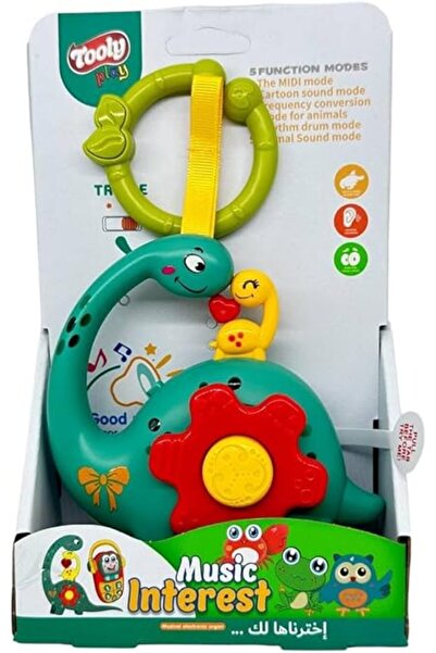 tooly لعبة موسيقية - ٥ أوضاع، إيقاع طبل وأصوات حيوانات (متعددة الألوان)