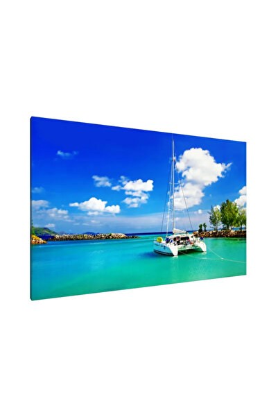 PozaTablou Pictură pe pânză: Navigați în Paradis (70x40 cm)