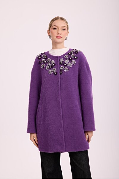 Missemramiss 4948 قبعة أنجورا المطرزة من الفيلورا