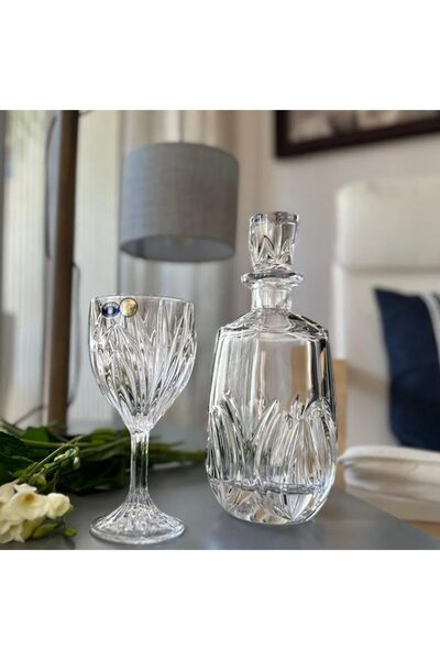 Bohemia Jihlava 1845 Bohemia Elise 750 ml Crystal Whisky Bottle