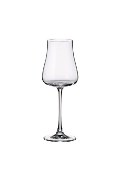 BOHEMİA CRYSTAL Set of 6 Crystal Bohemia Iduna wine glasses 370 ml transparent