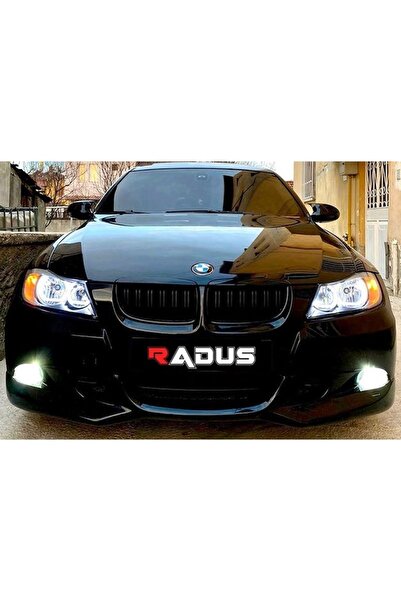 RADUS Set 2 capace oglinzi pentru BMW Seria 3 Non-FL, E90 E91 2004-2008, negru lucios, tuning, fara clips