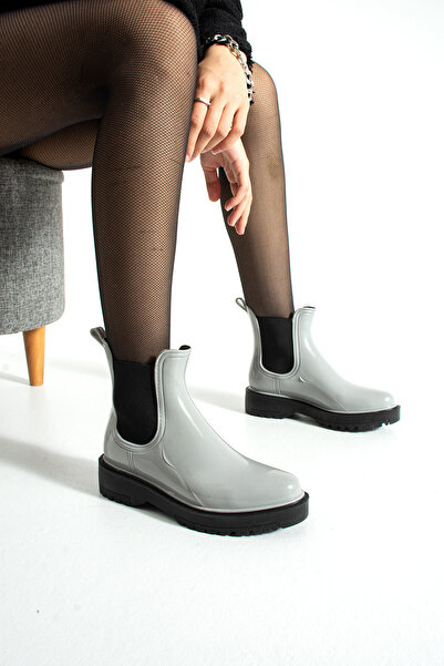 SEOUL SPORT SHOES Women's Shiny Rain Boots – Short Boots, Non-Slip Sole, Wate...