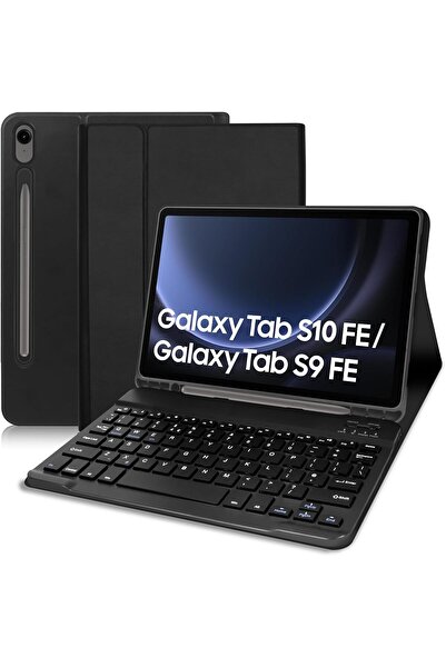 LACHESİS Keyboard Case for Samsung Galaxy Tab S10 Lite/S10 FE/S9 FE/S9 (10.9''/11'') - Black