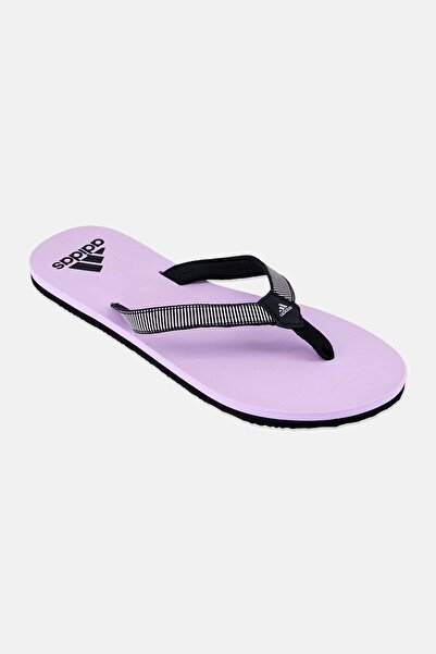 adidas Women Brand Logo Slip On Slides, Purple