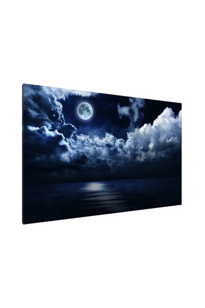 PozaTablou Tablou pe pânză: Seninătate luminată de lună 70x50 cm