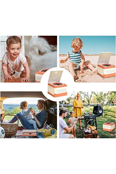 Generic Nalakal Foldable Portable Toddler Potty Travel Toilet Seat with Storage Bag and 20 Disposable Bags