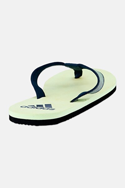 adidas Women Brand Logo Slip On Slides, Light Green