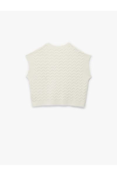 Koton Πλεκτό πουλόβερ με λαιμόκοψη oversized