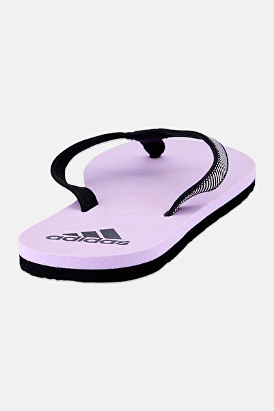 adidas Women Brand Logo Slip On Slides, Purple