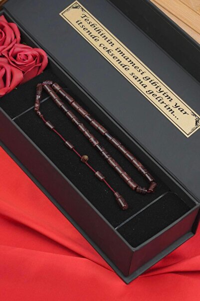 dergah tesbih مسبحة صلاة من العنبر المضغوط بتصميم نظام العصا من Üstad Erkan