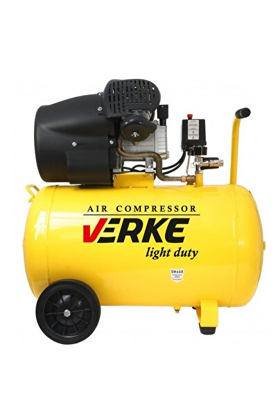 VERKE Compresor 100 litri, 2 pistoane pe ulei, 230V 440 L/min, presiune 8 bari,