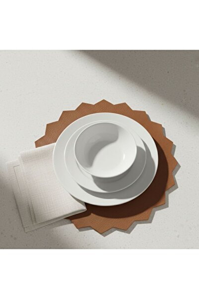 Grand Fine Art 2 Pieces Leather American Doily-Easy to Wipe Supla-33X33 Cm-Rose Thorn Pattern