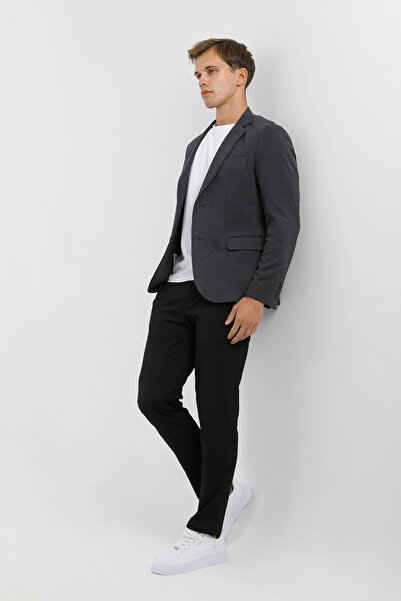 Smc by Semco Buttoned Double Pocket Flap Slit Cotton Lycra Men's Jacket