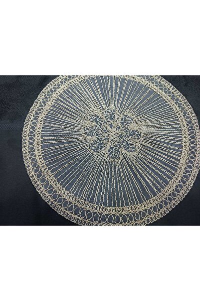 S.Y 3-Piece Coffee Table Cover with Cord, Round