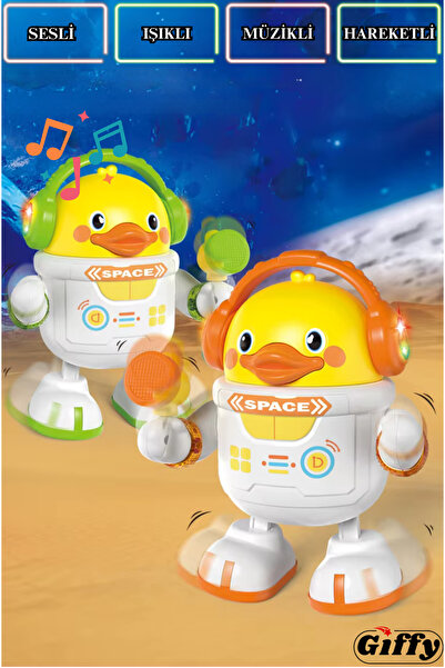 giffy Oyuncak Işıklı Sesli Müzikli Hareketli Dans Eden Kulaklıklı Dansçı Örde...