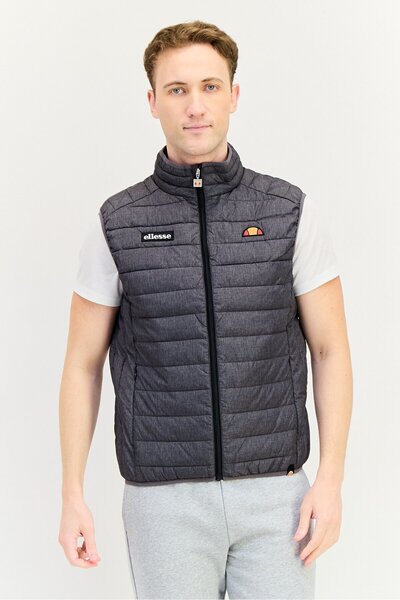 Ellesse Men Sportswear Fit Sleeveless Outdoor Vest, Grey