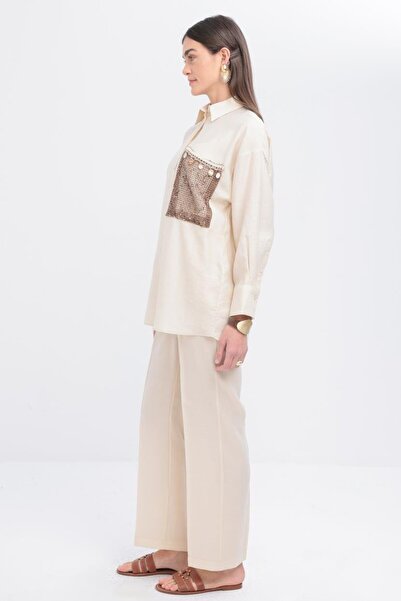 ALLDAY File Paneled Shirt Tunic