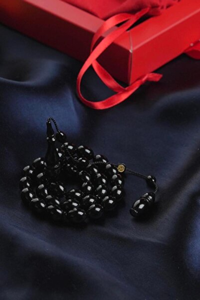 dergah tesbih Master Muhammet Tacir Systematic Design Beyzi Model Fire-I Crimped Amber Prayer Beads