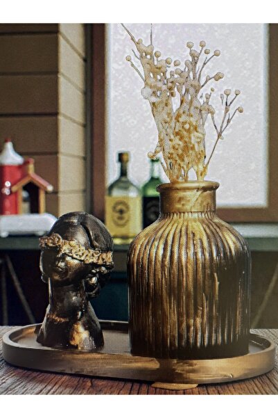 ELBUCOLECTION Set of 3 Vases with Ancient Women Figures & Decorative Objects & Plates & Vases & Trinkets & Decorative Items