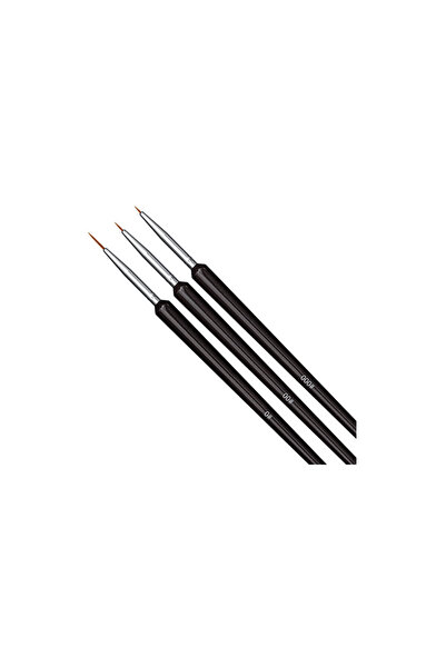 Total Pro Beauty Set of 3 brushes for painting and details