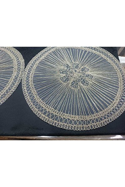 S.Y 3-Piece Coffee Table Cover with Cord, Round