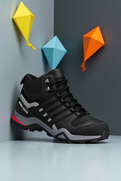 DARK SEER Kids Ds Montana Black Children's Outdoor Trekking Casual Boots