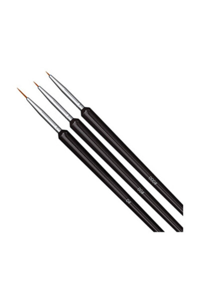 Total Pro Beauty Set of 3 brushes for painting and details