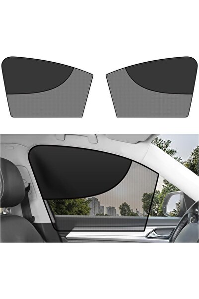 NALACAL Magnetic Double-Layer Insulated Car Side Window Curtains (2 pcs)