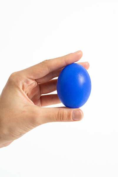 Myortica Mavi Yumuşak Silikon El Egzersiz & Stres Topu | Hafif Direnç Parmak ...