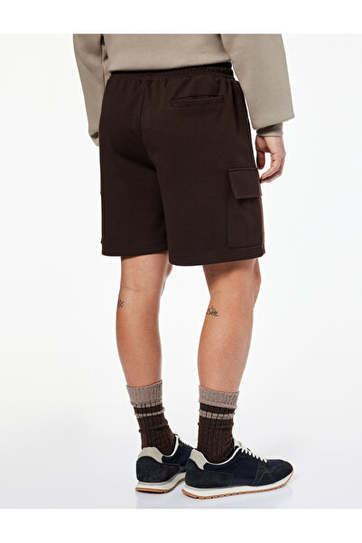 Koton Beli Lace-Up Comfortable Fit Cargo Pocket Pack Sports Shorts