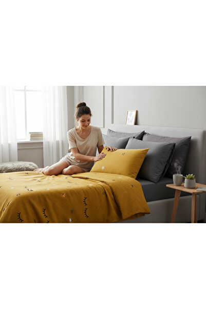 Comfort Craft Dide Yellow Natural Pike Printed Double Size