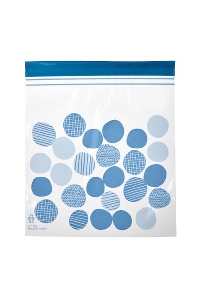 PETITE Set de 25 de pungi reutilizabile cu fermoar pentru gustări sau sandviș...