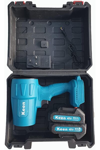 Generic Cordless 48V Air Blower, Blue, with Battery and 220-240V Charger