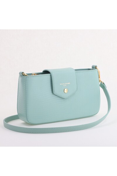 David Jones Poșetă casual damă din piele ecologică Verde BS6773A2404934