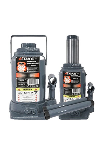 VERKE Cric hidraulic tip butelie, 32 tone 240 mm - 390 mm,