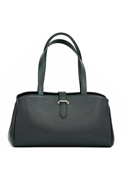 Tuna Genuine Leather Double Handle Women's Shoulder Bag - Cnt001