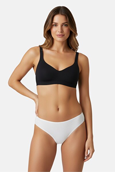 Calvin Klein Women Solid Pull On Panty, White