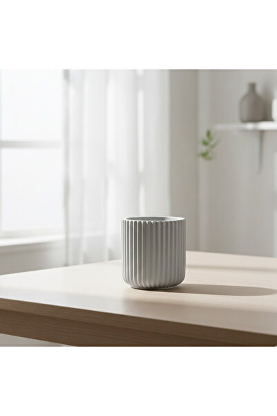 Fiyera Home Beton Saksılık Mumluk