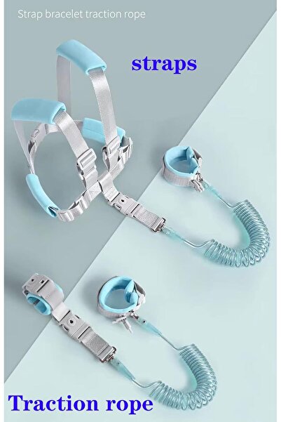 Generic Sainish Toddler Anti-Lost Walking Safety Harness - Light Blue