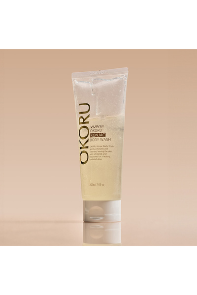 byeolee Okoru Konjak Body Wash Çift Etkili Peeling & Nemlendirici Hassas Cilt...