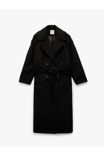 Koton Siyah Kadın Kaban 6Wak00117Ew