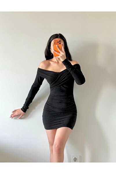 LOCH ÇY Çiğdem Yılmaz Butik🫠Siyah Elbise👗