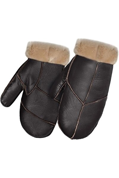 Harssidanzar Women's Lamb Leather Gloves, Size M