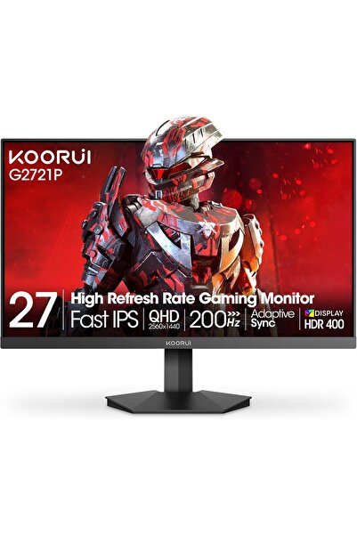 Koorui 27” WQHD (2560x1440) Gaming Monitor 170Hz, 1ms IPS, HDR10 (GN07)